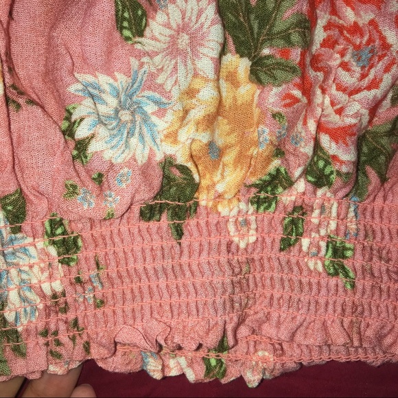 Forever21 Off the Shoulder Floral Blouse - Picture 6 of 7